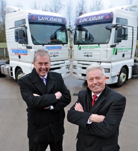 Wigan Youth Zone Chairman Martin Ainscough (right ) Meets Founder Of Andrew Porter Limited And Fairport Containers Limited , Andrew Porter Web